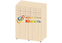Шкаф каталожный 10 ящиков МБ-ШК-42-2
